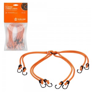 Жгут крепления груза эластичный 0.8мх8мм (4шт.) Паук AIRLINE AS-R-05 AIRLINE