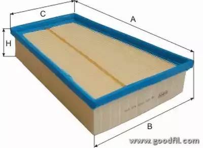 Фильтр воздушный AG360 AG 360 GOODWILL