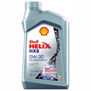 Масло моторное синтетическое Helix HX8 0W30 SN, A3/B4 1л 550050027 SHELL