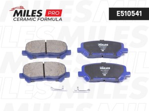 Колодки тормозные задние (Смесь CERAMIC серия PRO) HONDA PILOT 08-/ACURA MDX 06- E510541 MILES