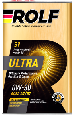 Rolf Ultra 0W30 (1L) (металл) масло моторное! синт.\ API SP, ACEA A7/B7, BMW LL- 322945 ROLF