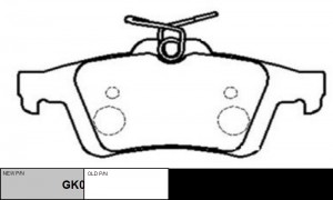 Колодки тормозные NISSAN Primera (02-07) задние (4шт.) CTR GK0659 CTR