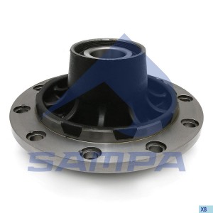 Ступица BPW колеса оси SN42,HS/HZ,10-12т (под подшипники 33118,33213,380х280.8х2 070.258 SAMPA