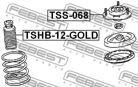 Опора переднего амортизатора TSS-068 FEBEST