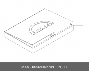 Круглое уплотнение 73X3N-FPM1-70-GN 06569362709 MAN