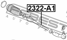 Тяга рулевая AUDI A1, SKODA RAPID 13- 2322-A1 2322-A1 FEBEST