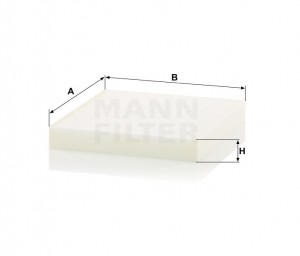 Фильтр салонный CU23019 CU 23 019 MANN FILTER