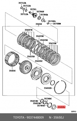 9037448009 Деталь 90374-48009 TOYOTA