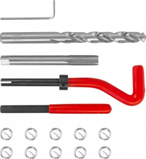 набор для восстановления резьбы M10x1.0! 15 пр.\ TRIS101 THORVIK