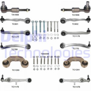 Рычаг подвески AUDI A4 передней комплект (полный) DELPHI TC1500KIT DELPHI