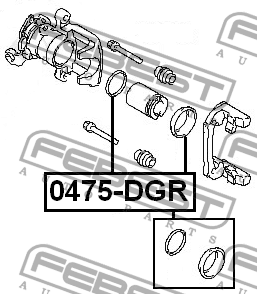 Ремкомплект тормозного суппорта 0475-DGR 0475-DGR FEBEST