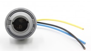 Патрон под лампу W21/5W двухконт с проводом МАЯК AVY-0042 MAYAK