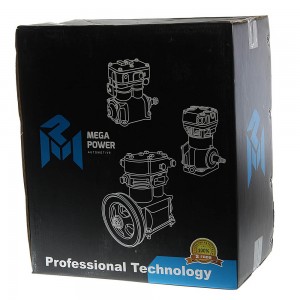 Компрессор КАМАЗ-5490 MERCEDES дв.OM457LA воздушный 1 цилиндровый MEGAPOWER 35027018 MEGA POWER