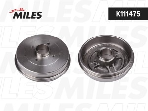 Барабан тормозной (d203mm) RENAULT LOGAN/CLIO/MEGANE (TRW DB4214) K111475 K111475 MILES