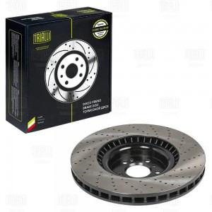 Диск торм. Mercedes GLE (W166) (15-)/M (W166) (11-) перед. d=375 (перф.) (DF 190 DF190420 TRIALLI