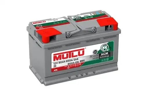 Аккумулятор MUTLU AGM 80А/ч обратная полярность AGM 80.0 L4 AGM.L4.80.080.A MUTLU
