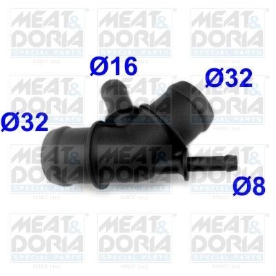 Фланец AUDI A3 (00-03) системы охлаждения MEAT&DORIA 93131 MEAT DORIA