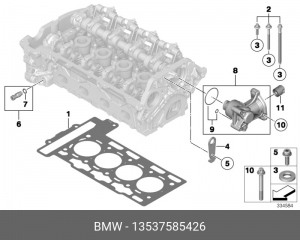 Трубопровод высокого давления BMW 13 53 7 585 426 BMW