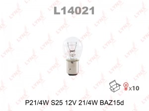 P21/4 12V-21/4W BAZ15d L14021 LYNXAUTO