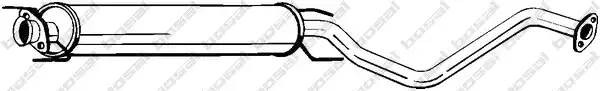Глушитель OPEL Vectra B средняя часть BOSAL 285-409 BOSAL