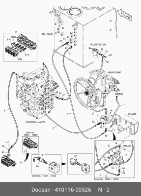 410116-00526 Клапан E.P.P.R. 410116-00526 DOOSAN