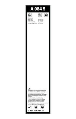 Щетка стеклоочистителя 575/450мм комплект BOSCH 3 397 007 084 BOSCH