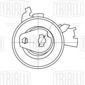 Ролик ГРМ Opel Astra F (91-) 1.6i/1.8i/2.0i (натяж.) (CM 5244) CM 5244 TRIALLI