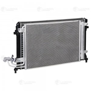 блок охлаждения! радиатор+конденсор+вентилятор\ Skoda Octavia A5 04> LRK 1840 LUZAR