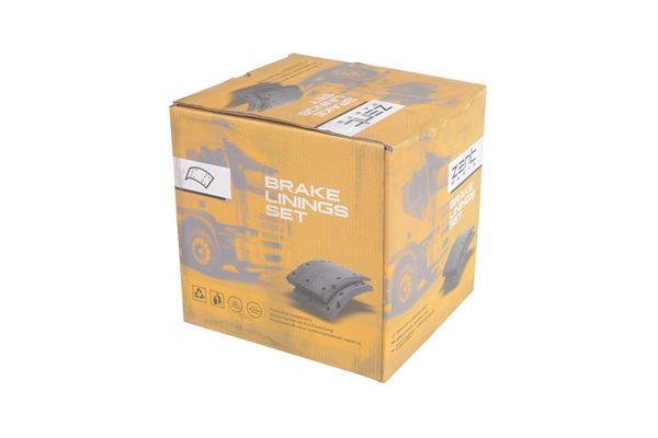 накладки торм. 2-рем! 19094 19.5-12.7 420x200(С ЗАКЛ.93251 8x15 80)\ BPW.DAF.Fru Z10731 ZENTPARTS