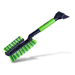 Щетка со скребком 52см двусторонняя щетина черно-зеленая AVS A78470S AVS