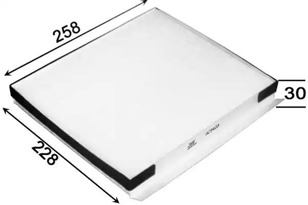 фильтр салона!\ Hyundai Genesis AC9409 JS ASAKASHI