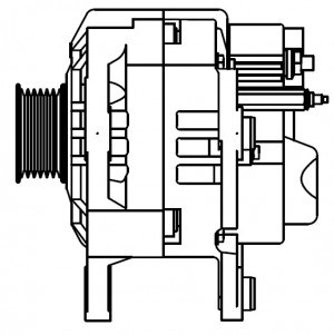 Генератор для а/м VAG Fabia II (07-)/Fabia I (99-)/Rapid (12-) 1.2T 90A (LG 1804 LG 1804 START VOLT