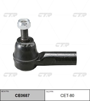 Наконечник рулевой тяги TOYOTA Corolla GEELY Coolray (19-) левый/правый CTR CE0687 CTR