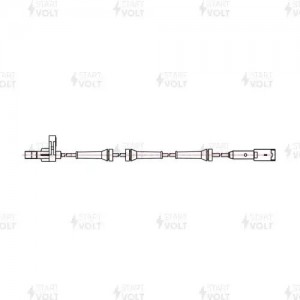 Датчик ABS для а/м Peugeot 206 (98-) задн. лев./прав. барабан (VS-ABS 2008) VSABS2008 START VOLT