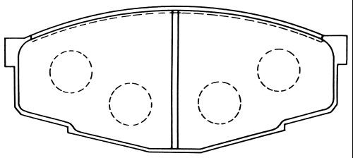 Колодки тормозные дисковые D2018 D2018 MK KASHIYAMA