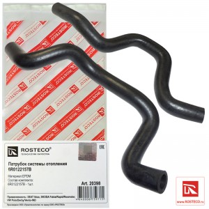 Патрубок VW Polo (10-) системы охлаждения ROSTECO 20398 ROSTECO