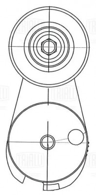 Ролик привод. ремня для а/м Cadillac Escalade (14-) 6.2i (с натяж. мех.) генер.  CM 5863 TRIALLI