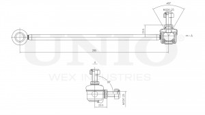 Стойка стабилизатора передняя правая SSP-50101 UNIO