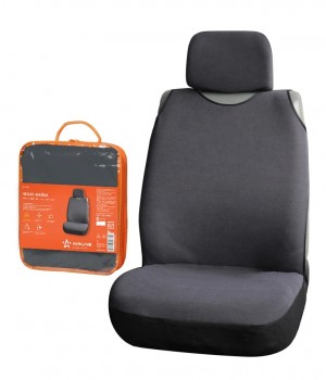 Чехлы-майки универсальные велюр серый "AIRLINE" Сио (передний) (1 шт.) ASC-SS-11 AIRLINE