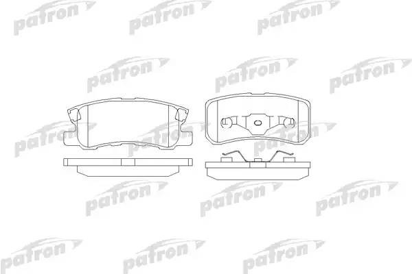 MITSUBISHI PAJERO 00> AKEBONO PBP1604 PATRON