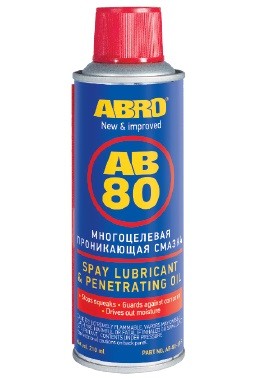 Смазка универсальная "ABRO" (210 мл) (спрей) (проникающая) AB80210 ABRO