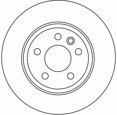 Диск тормозной задний VW SHARAN (7M), TRANSPORTER IV (294мм) DF4208 DF4208 TRW