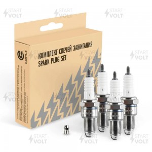 Свеча зажигания для а/м Лада 2101-2108 карб. (зазор 0,7мм, с резистором) (кмпл.  VSP 0002 START VOLT