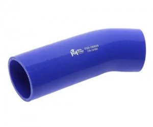 Патрубок радиатора верхний КАМАЗ 5320 силикон L130/80, d60 MEGAPOWER 13016091 MEGA POWER