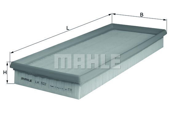 Фильтр воздушный LX522 MAHLE KNECHT