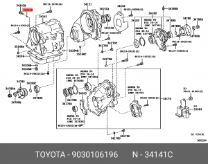 Прокладка пробки сливной 90301-06196 90301-06196 TOYOTA