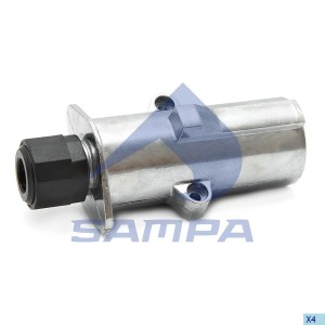 Разъем электрический прицепа ISO 3731 Type S 7-полюсный (вилка металл) SAMPA 095.014 SAMPA