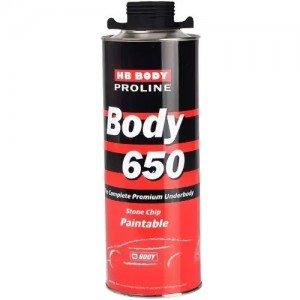 Антигравий черный 1л HB Proline 650 BODY 6509200001 HB BODY
