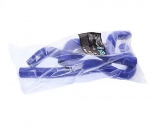 Патрубок ГАЗ-3302 дв.ЗМЗ-406 отопителя комплект 4шт. синий силикон MEGAPOWER 810-13-006 MEGA POWER