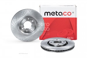 Диск тормозной передний вентилируемый 3050007 3050007 METACO